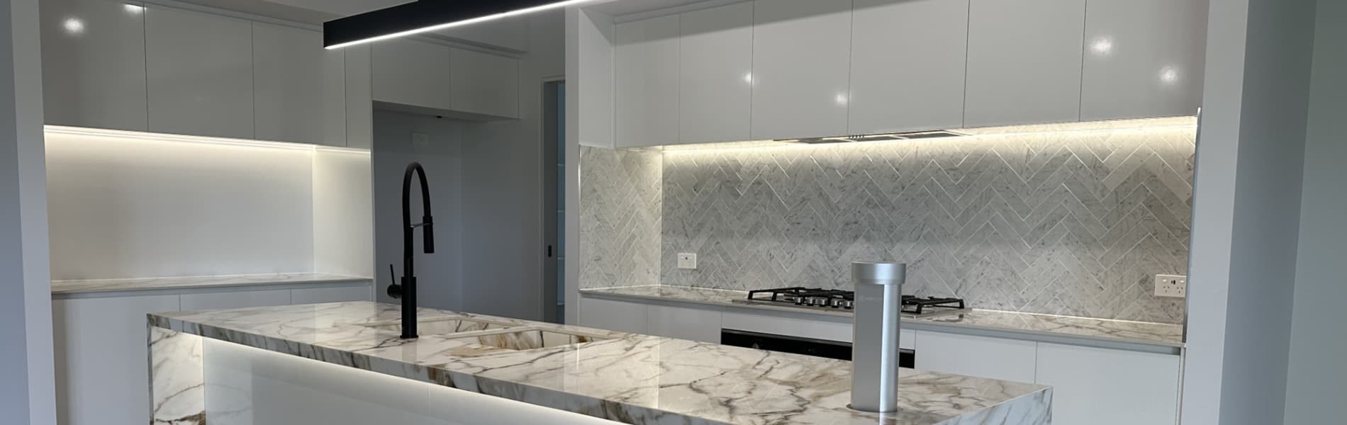 Brisbane electrician modern kitchen lighting