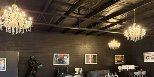 Luxury chandelier lighting installation in Brisbane