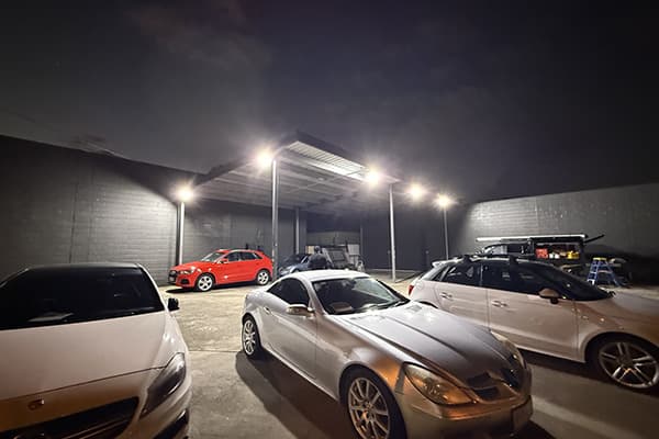 Brisbane commercial lighting installation by electrician